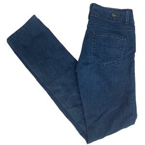 Paige Denim hidden hills straight leg mid rise jeans